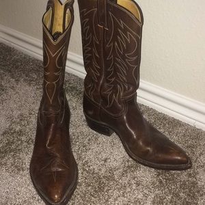 Redwood bridle Justin boots (size10 1/2 E)